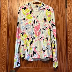 Tommy Bahama gold quarter zip